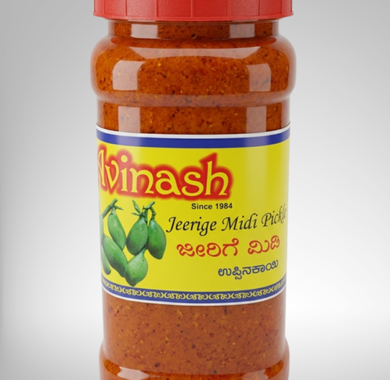 Jeerige Midi Pickle<br> (ಜೀರಿಗೆ ಮಿಡಿ ಉಪ್ಪಿನಕಾಯಿ)